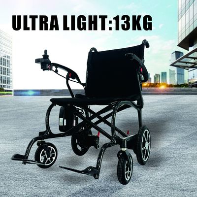 13KG 가벼운 접이식 탄소 섬유 전기 휠체어