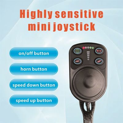 6km/h 속도 가벼운 전기 휠체어 폴더블 디자인과 강력한 모터