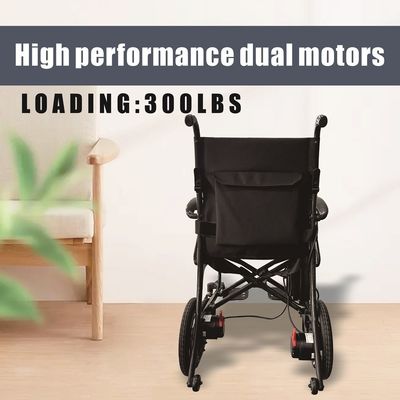 접이식 전기 휠체어 2024 DC24V150W*2 모터 및 전자기 제동