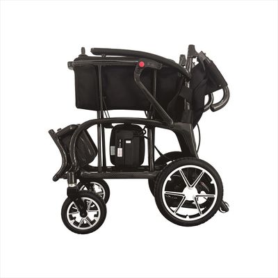 13kg 탄소섬유 전기 휠체어 DC24V150W*2 모터 및 전자기 브레이크