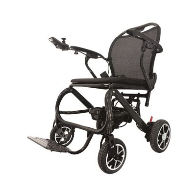 폴더블 키드 전기 휠체어 W460mm*D390mm 좌석 크기와 탄소 섬유 프레임