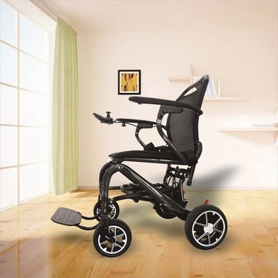 폴더블 키드 전기 휠체어 W460mm*D390mm 좌석 크기와 탄소 섬유 프레임