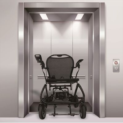 럭셔리 전기 접는 휠체어 좌석 크기 W460mm*D390mm 및 부하 300LBS 136KG