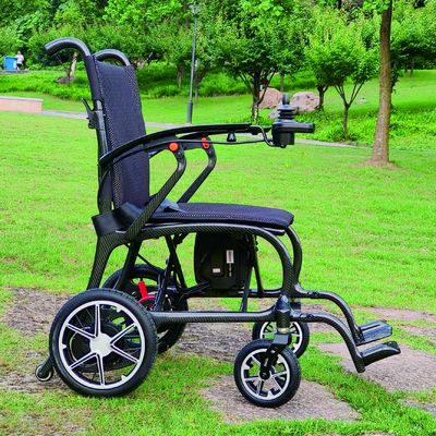 910mm*610mm*875mm 미니 풀 탄소 섬유 전기 휠체어 11.5kg 330파운드 부하