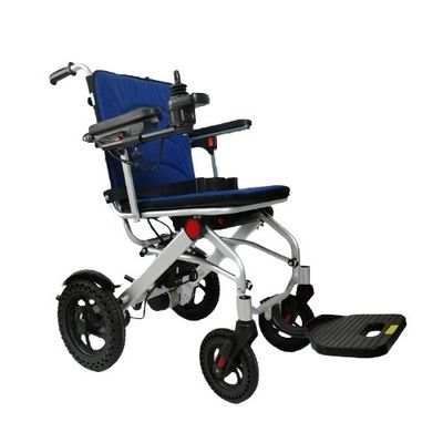 접는 크기 W360mm*H800mm 알루미늄 전기 휠체어 113mm*580mm*960mm